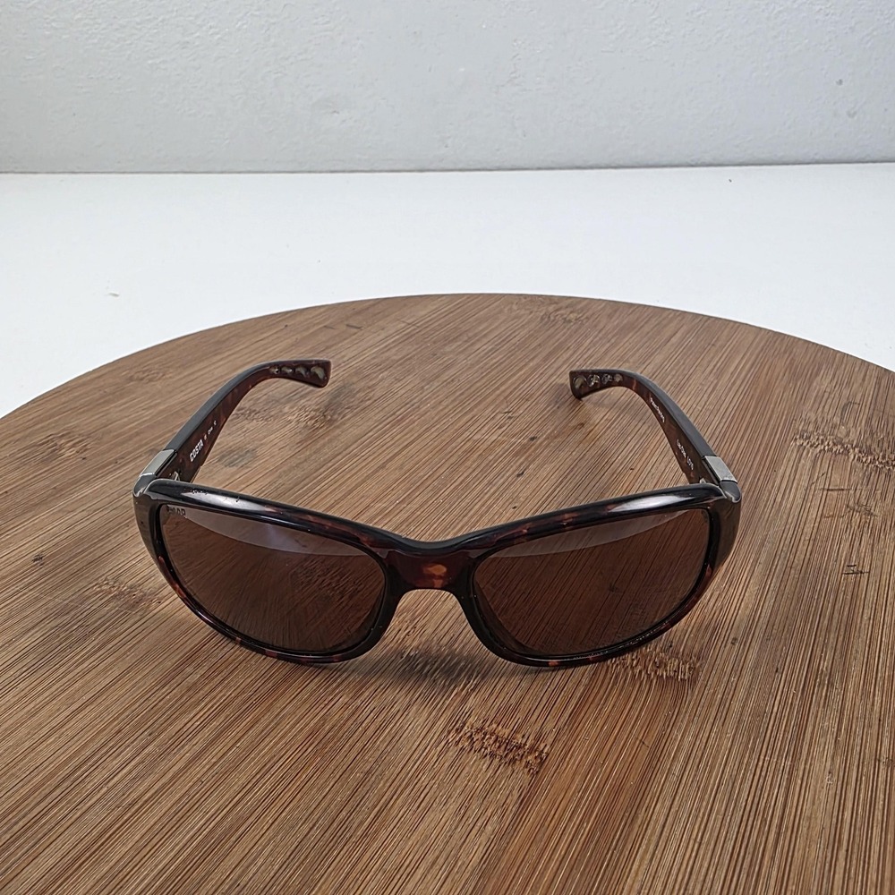 Costa Las Olas LO10 Sunglasses Unisex One Size Brown Tortoise Polarized Wrap
